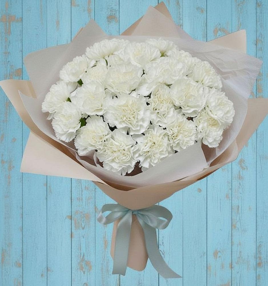 Букет цветов из: Гвоздики в Жилёво