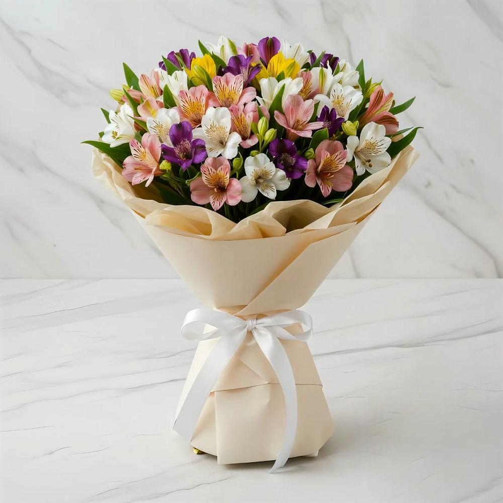 Букет цветов из: Альстромерии в Жилёво