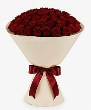 Букет 101 Бордовая роза Блэк Бакарра в Жилёво