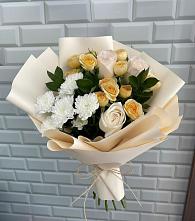 Букет цветов из:  Розы и Хризантемы в Жилёво
