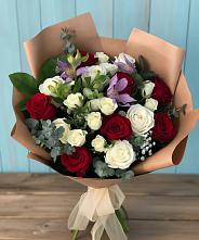 Букет цветов из:  Розы и Альстромерии в Жилёво