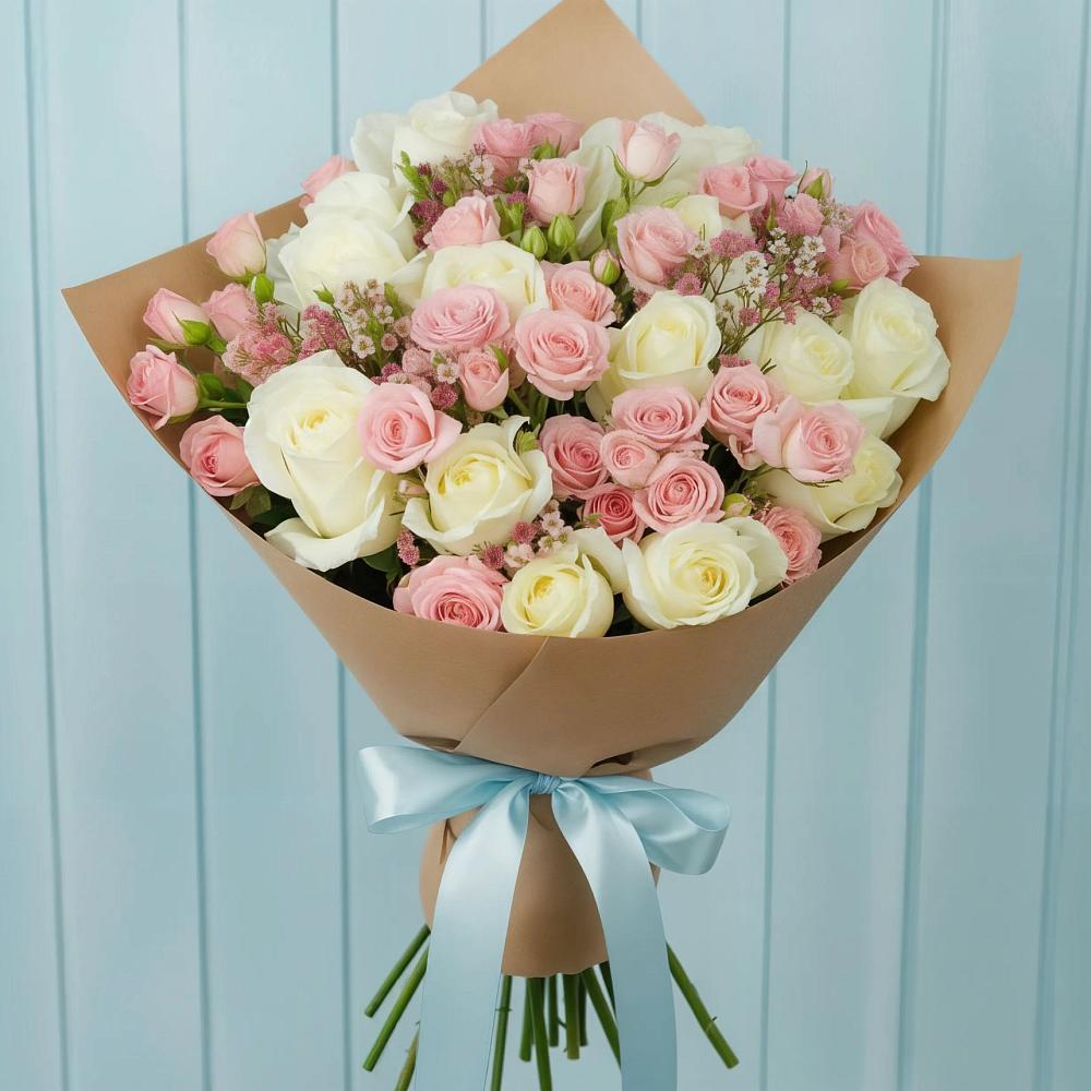 Букет цветов из: Розы в Жилёво