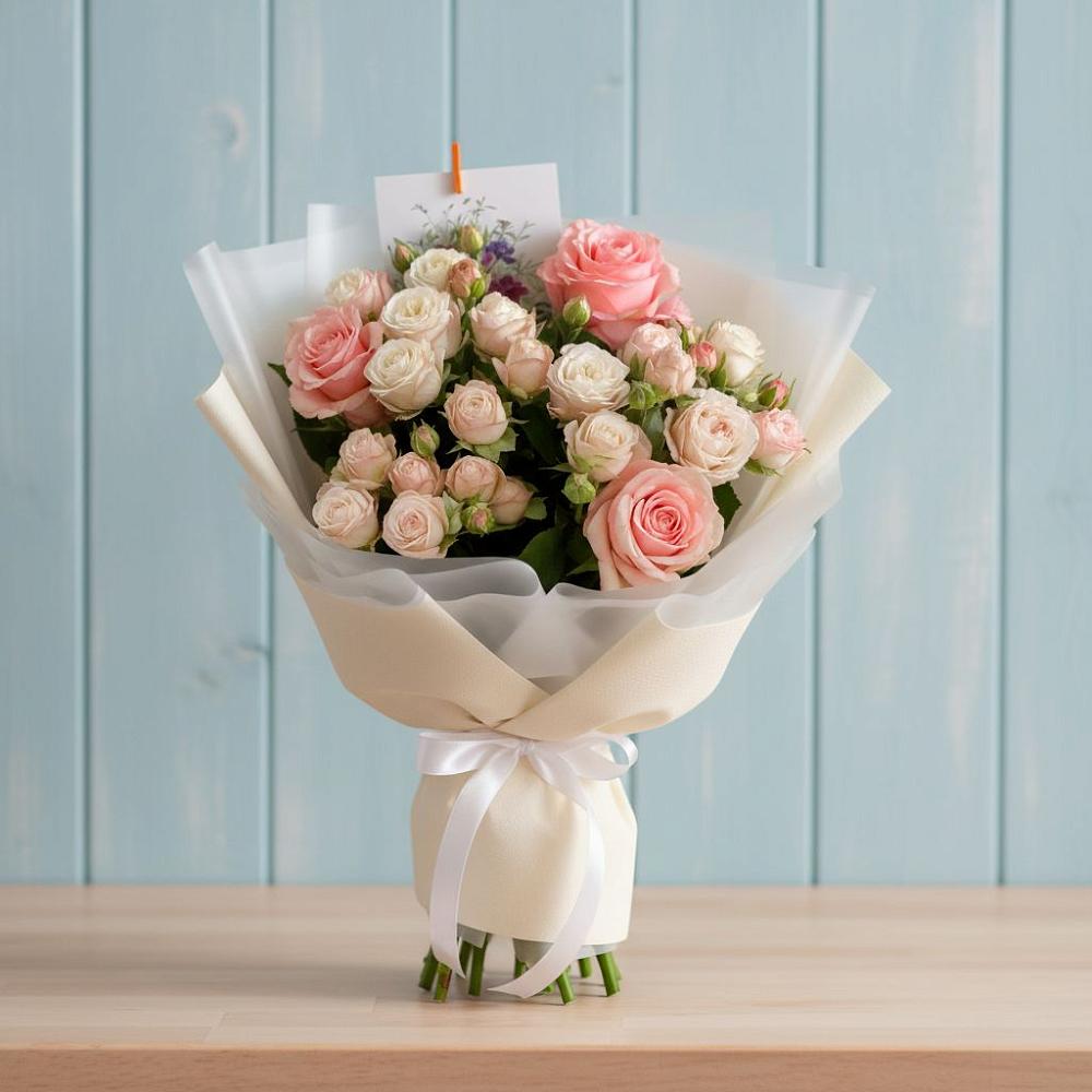 Букет цветов из: Розы в Жилёво