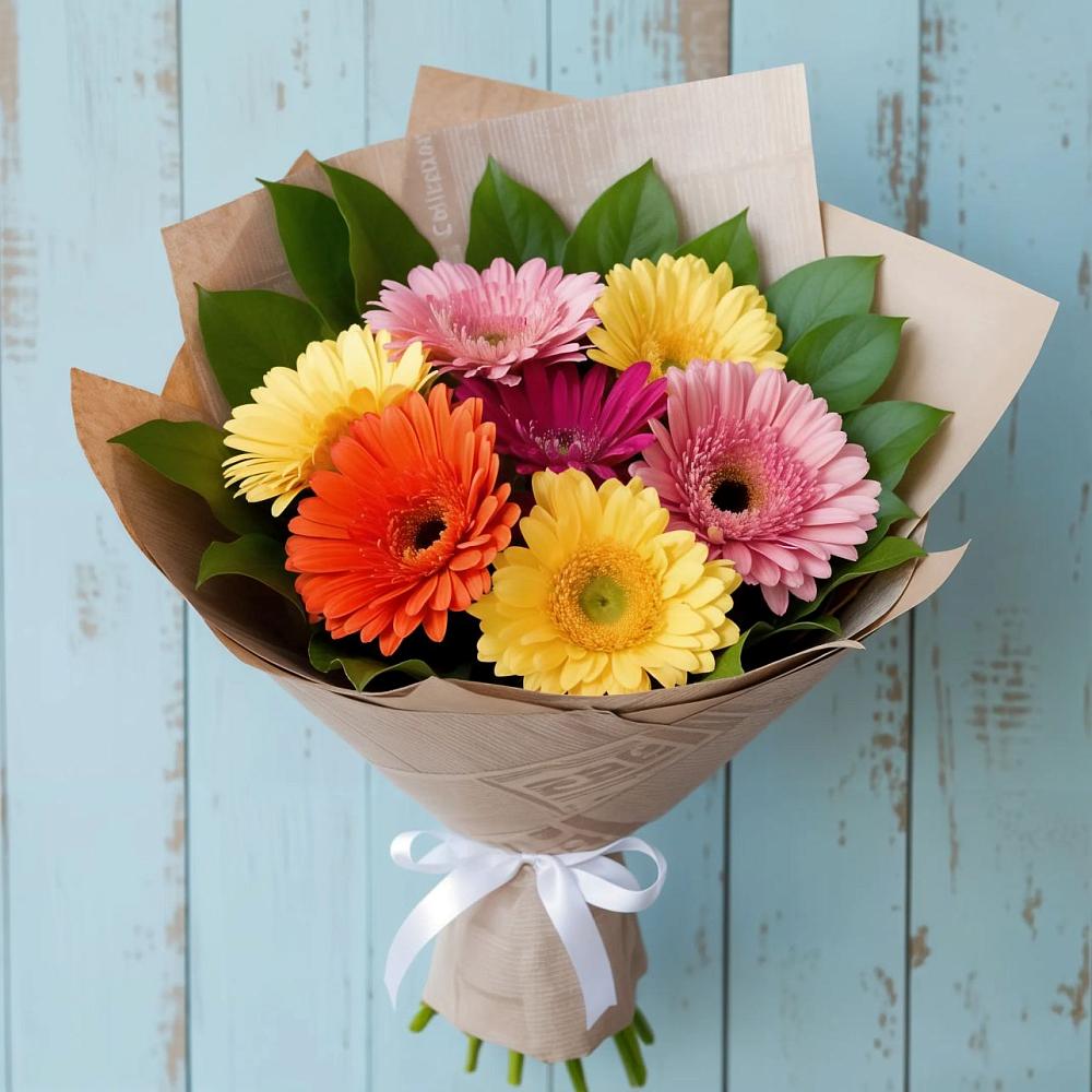 Букет цветов из: Герберы в Жилёво