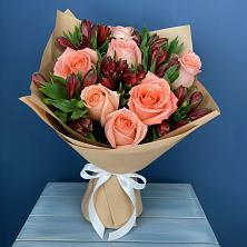Букет цветов из:  Розы и Альстромерии в Жилёво