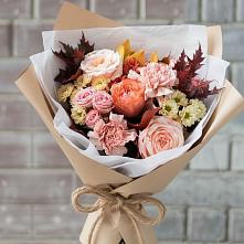 Букет цветов из:  Гвоздики, Хризантемы и Розы в Жилёво