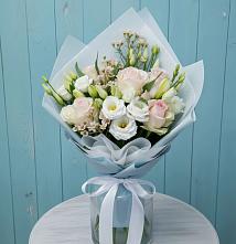 Букет цветов из:  Розы и Лизиантусы в Жилёво