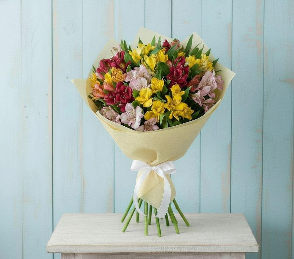 Букет цветов из: Альстромерии в Жилёво