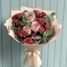 Букет цветов из:  Гвоздики и Розы в Жилёво