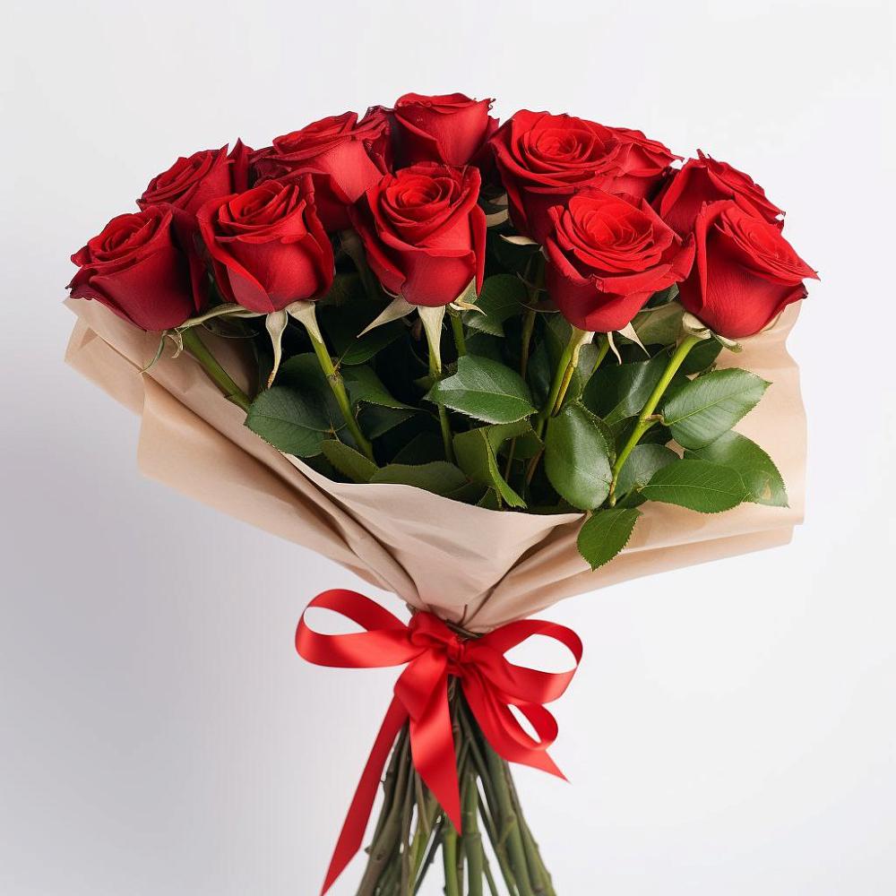Букет 11 Красных роз Эдлесс Лав в Жилёво